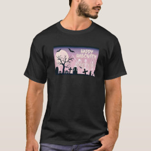Fröhliches Halloween Skelette tanzen im mondbeschi T-Shirt