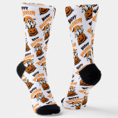 Fröhliches Halloween Socken (Gewinkelt)