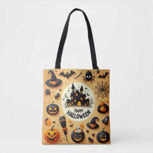 Fröhliches Halloween Spaß Grusel-Mix & Spukhaus Tasche