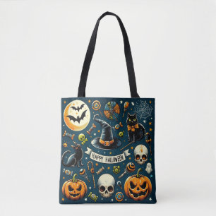 Fröhliches Halloween Spaß & Gruselig Tasche