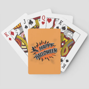 Fröhliches Halloween Spielkarten
