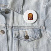 Fröhliches Halloween Spinnennetz Vintage Gravur De Button (Beispiel)