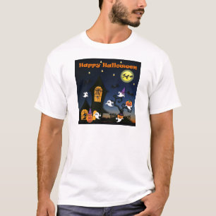 Fröhliches Halloween Spukhaus T-Shirt