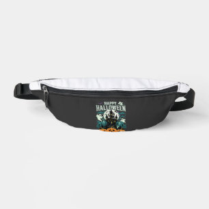 Fröhliches Halloween Spukschloss Geister und Kürbi Bauchtasche