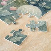 Fröhliches Halloween Süßer Geist Pastellgarten Puzzle (Seite)