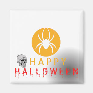 Fröhliches Halloween Süßes Gespenst Boo Muster Magnet