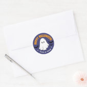 Fröhliches Halloween-Süßes-oder-Saures-Verpackungs Runder Aufkleber (Umschlag)
