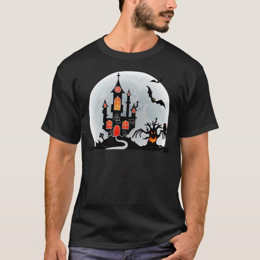 Fröhliches Halloween T-Shirt (Vorderseite)