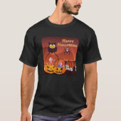 Fröhliches Halloween T-Shirt (Vorderseite)