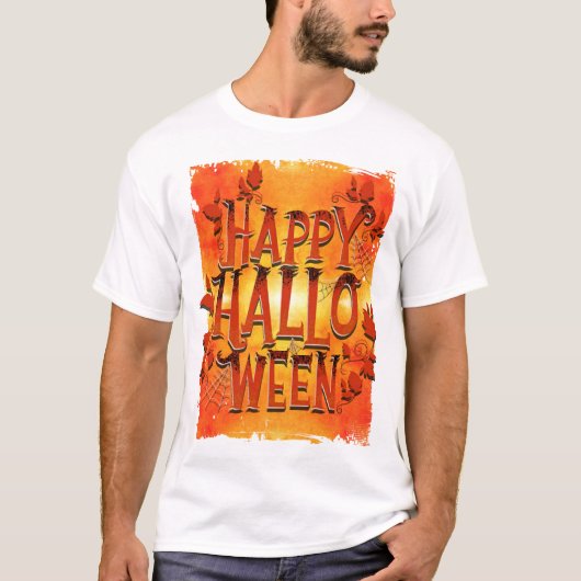 Fröhliches Halloween T-Shirt (Vorderseite)