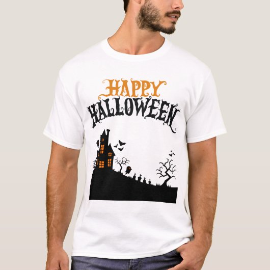 Fröhliches Halloween T-Shirt (Vorderseite)