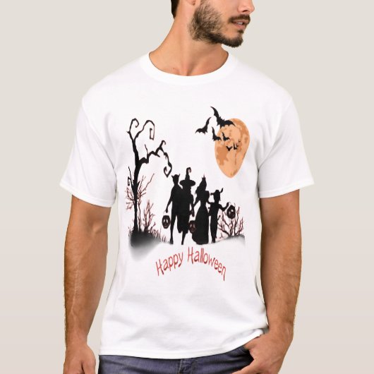 Fröhliches Halloween T-Shirt (Vorderseite)