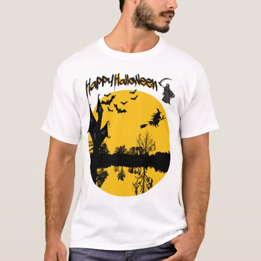 Fröhliches Halloween T-Shirt (Vorderseite)