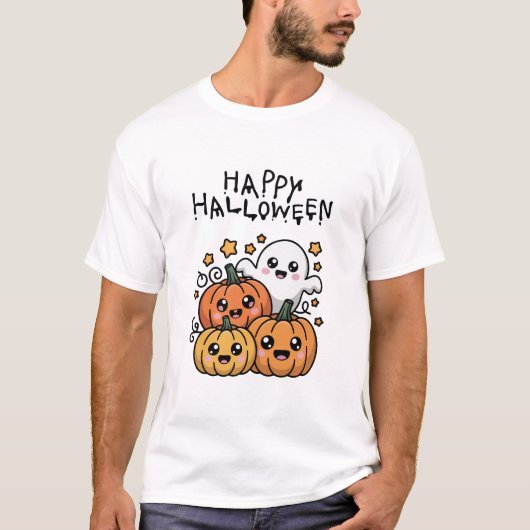 Fröhliches Halloween T-Shirt (Vorderseite)
