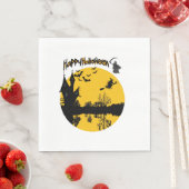 Fröhliches Halloween T-Shirt Serviette (Beispiel)