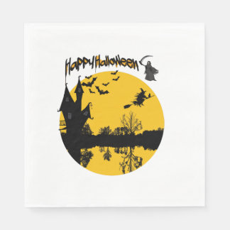 Fröhliches Halloween T-Shirt Serviette