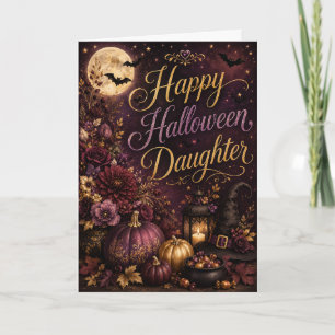 Fröhliches Halloween Tochter Karte