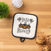 Fröhliches Halloween Topflappen (Oben Unten)