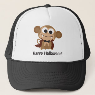 Fröhliches Halloween! Vampir-Affe Truckerkappe