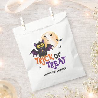 Fröhliches Halloween Vampir Fledermaus Süßes oder Geschenktütchen
