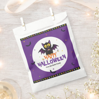 Fröhliches Halloween Vampir Fledermaus Süßes oder Geschenktütchen