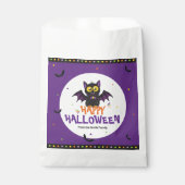 Fröhliches Halloween Vampir Fledermaus Süßes oder Geschenktütchen (Vorderseite)