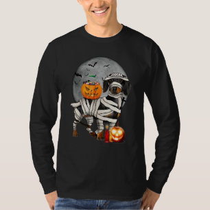 Fröhliches Halloweenie Dachshund-Mumie Doxie Hund  T-Shirt