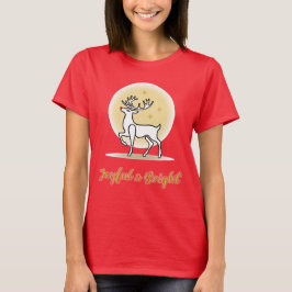 Fröhliches & Helles Weihnachtsrentier T-Shirt