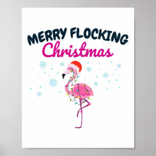 Fröhliches Herden-Weihnachten Tropisches Florida F Poster