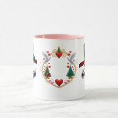 Fröhliches Herz, fröhlicher Sinn — Mehrere Weihnac Tasse (Zentrum)
