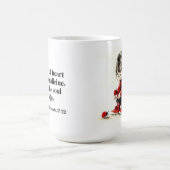 Fröhliches Herz Kaffeetasse (Mittel)