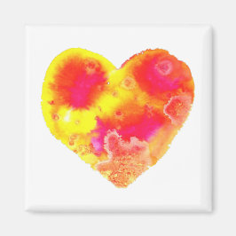 Fröhliches Herz Magnet