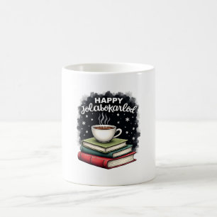 Fröhliches Jolabokaflod-Familienfeier-Geschenk Kaffeetasse