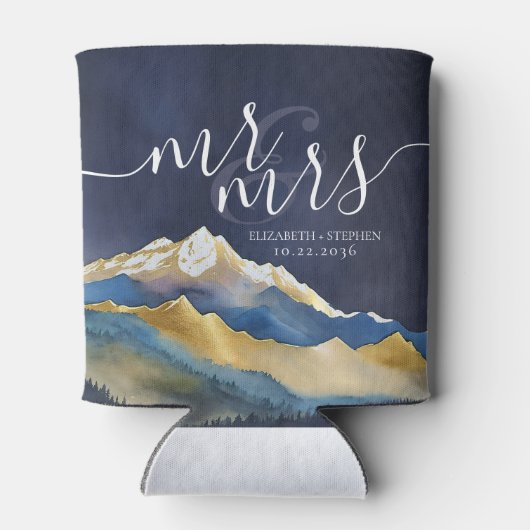 Fröhliches Jubiläum für die Liebe nach Hochzeit Dosenkühler (Rückseite)