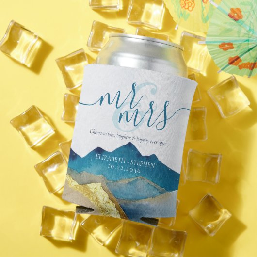 Fröhliches Jubiläum für die Liebe nach Hochzeit Dosenkühler (In Situ Sommer)