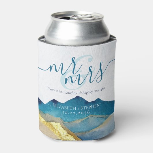 Fröhliches Jubiläum für die Liebe nach Hochzeit Dosenkühler (Kanne Vorderseite)