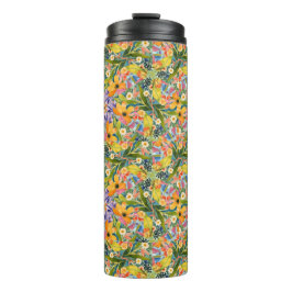 Fröhliches Kaleidoskop Thermosbecher