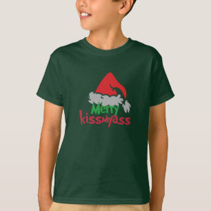 Fröhliches Kissmyass Lustiges Weihnachts-T-Shirt f T-Shirt