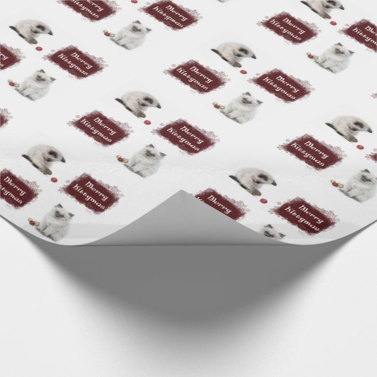 Fröhliches Kittymas Packpapier (Ecke)