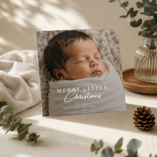 Fröhliches kleines Weihnachten neugeborenes Baby-F