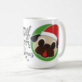 Fröhliches kleines Weihnachtskitz Sankt Kaffeetasse (VorderseiteRechts)