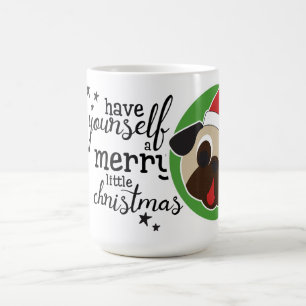 Fröhliches kleines Weihnachtskitz Sankt Kaffeetasse