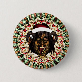 Fröhliches Krampus Button