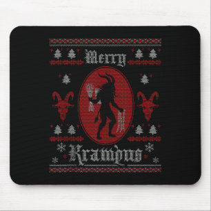 Fröhliches Krampus Horror Soky Böse Lustig Hässlic Mousepad