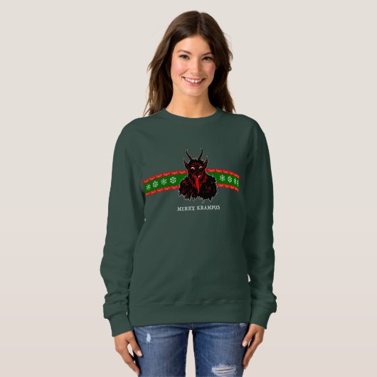 FRÖHLICHES KRAMPUS SWEATSHIRT (Vorne ganz)