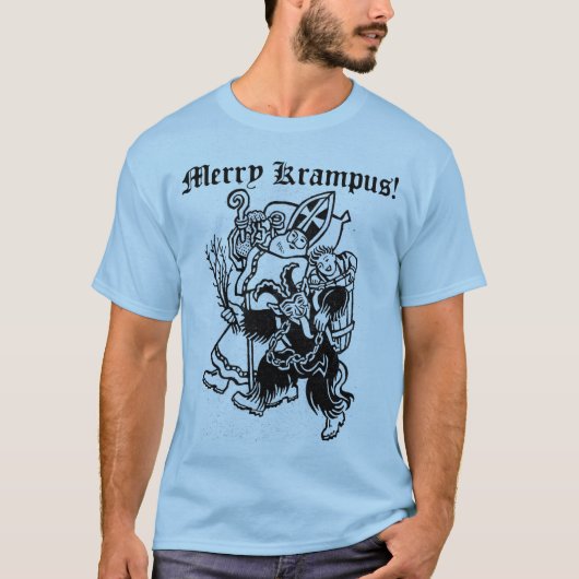 Fröhliches Krampus! T-Shirt. Lustiger WeihnachtsT T-Shirt (Vorderseite)
