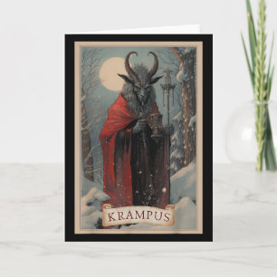 Fröhliches Krampus Weihnachten Xmas Horror Hässlic Karte