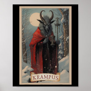 Fröhliches Krampus Weihnachten Xmas Horror Hässlic Poster