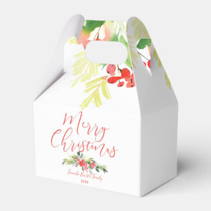 Fröhliches kundengerechtes Aquarell des Geschenkschachtel
