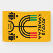Fröhliches Kwanzaa Banner (Horizontal)